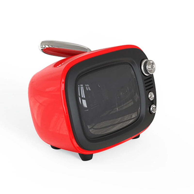 Retro mini TV speaker portable alarm clock Good audio SoundBox Wireless Audio Receiver speaker