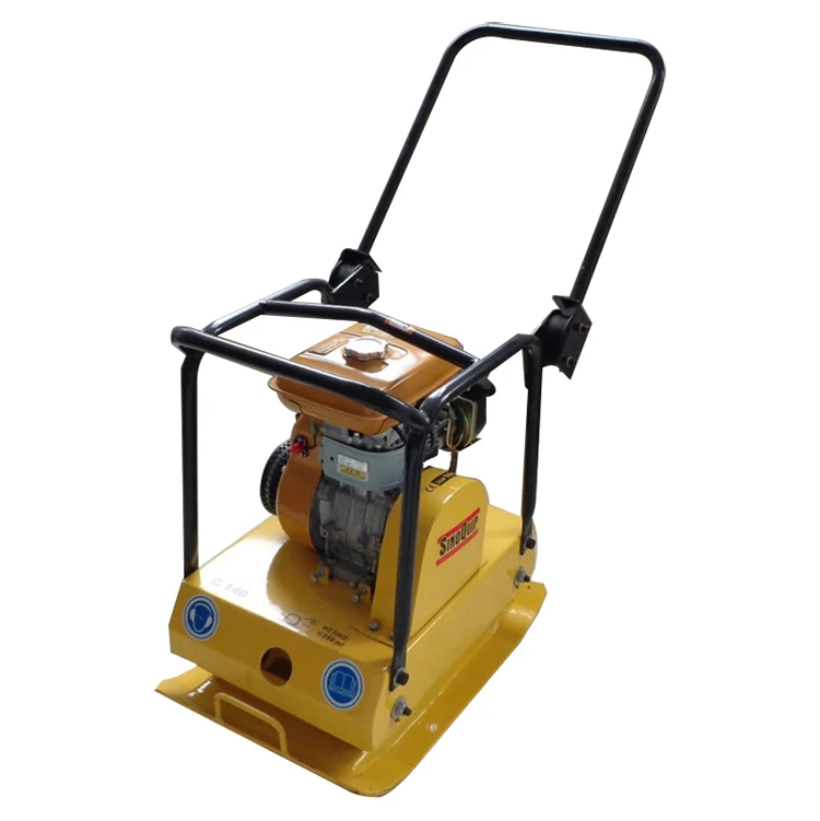 CE gasoline engine 5 5.5 hp 5hp 30 kn 80 100 110 kg plate compactor powered by ROBIN EY20