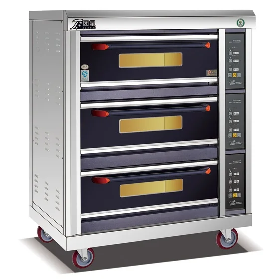 Роскошная электрическая печь для выпечки хлеба и печенья для промышленной пекарни