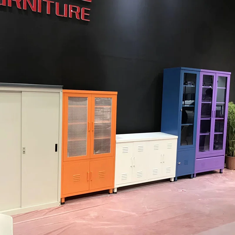 Modern Cheap Knocked Down Structure Steel Metal Kitchen Sink Cabinet