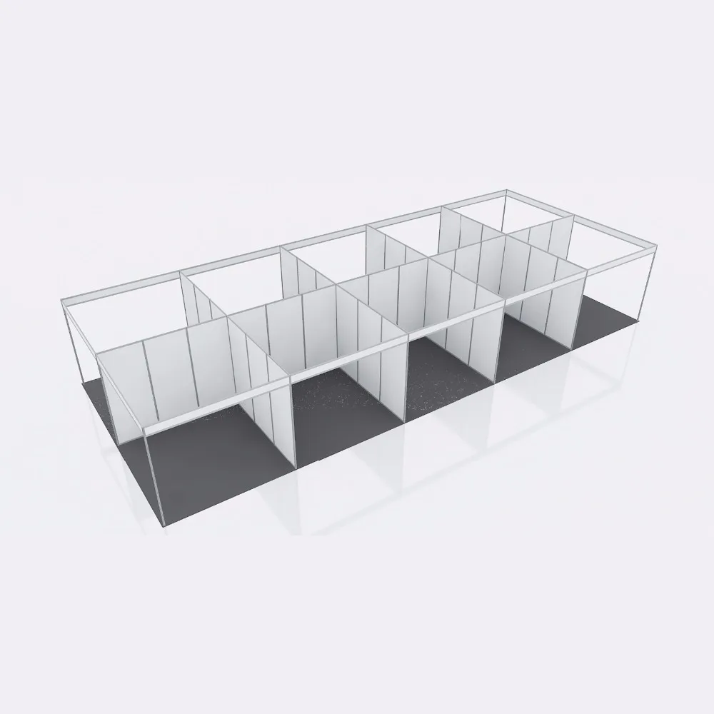 10x10ft modern standard trade show exhibition booth for expo