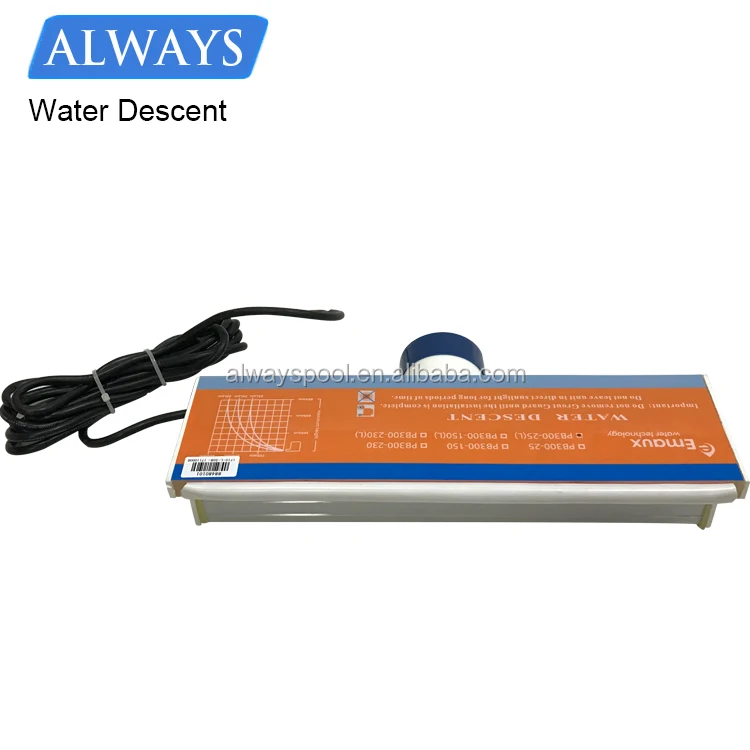 Emaux Colorful water blade descent&waterfalls for swimming pool decoration