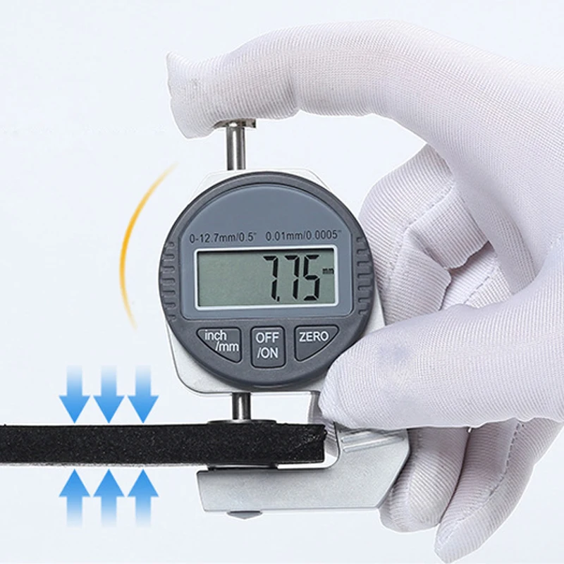 Hot sale depth digital display paint coating rubber leather paper thickness gauge meter with LCD display