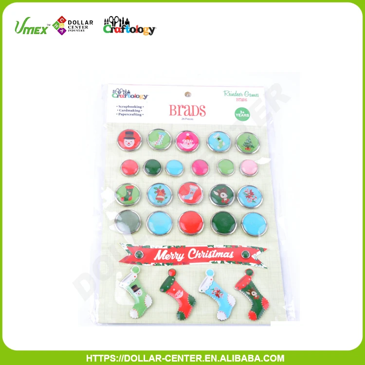 Hot Selling Good Use Paper Scrapbook craft Brads with High Quality