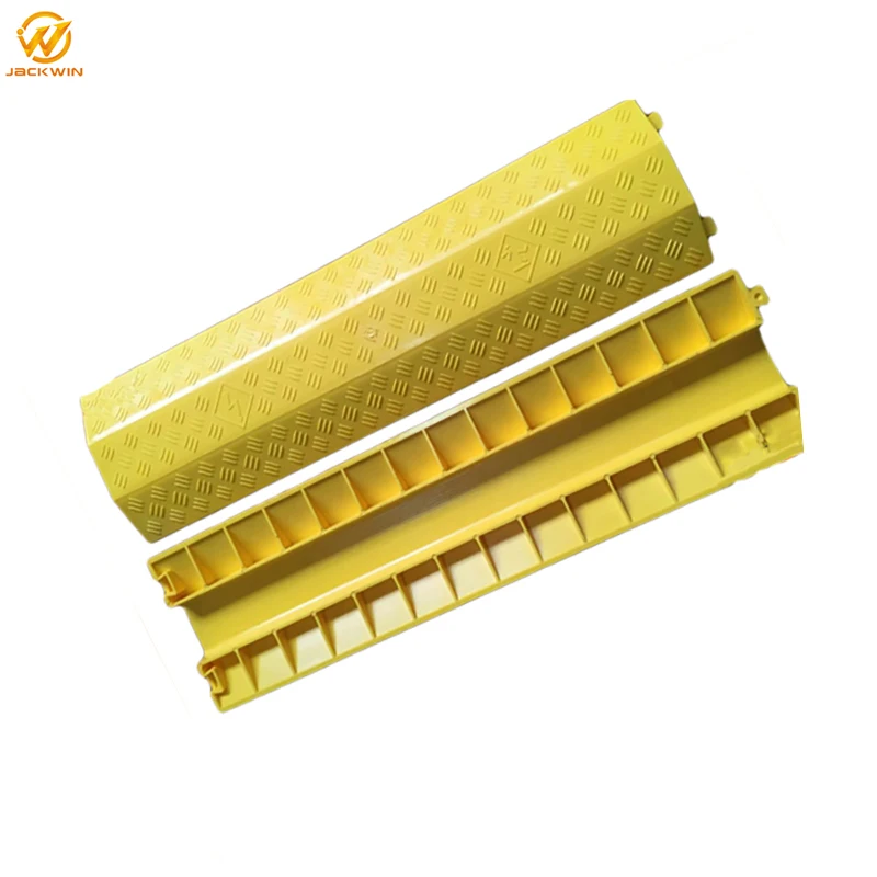 Heavy Duty  Drop Over Cable & Hose Protector Ramp Covers Wires in High Traffic Areas