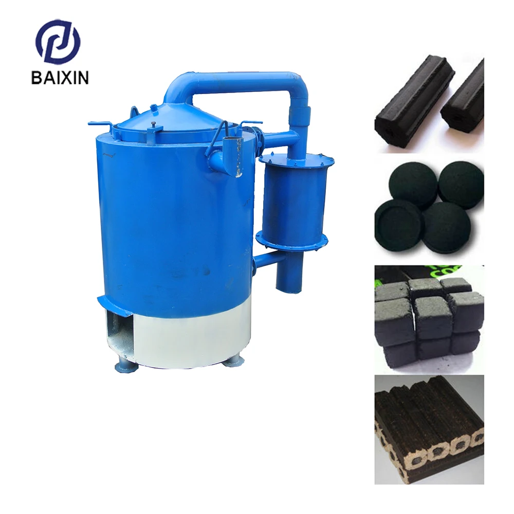 Stainless steel sawdust coconut shell wood charcoal carbonization furnace