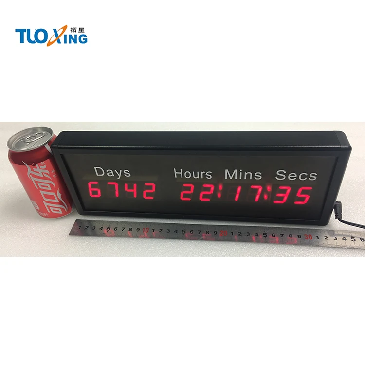 PROMOTION!!! 1inch 10 digit led digital days countdown timer