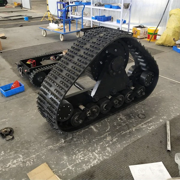 Car Truck SUV Rubber Track Conversion Systems for Off-road Transportation in Snow, Ice, Wetlands, Mud