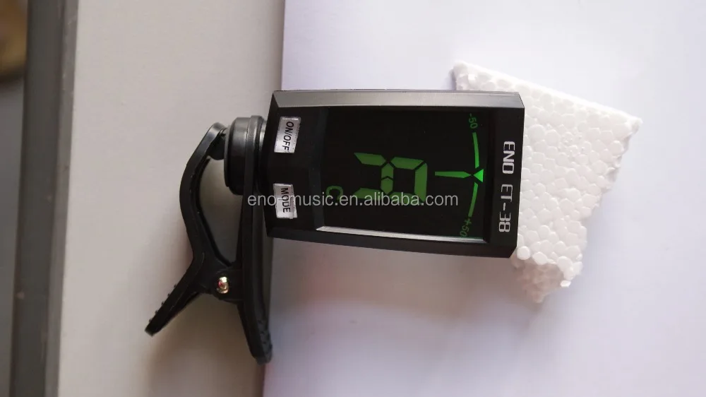 
ENO Clip on Digital Guitar bass Tuner ET-38,Hot-selling Clip Tuner in Asia 