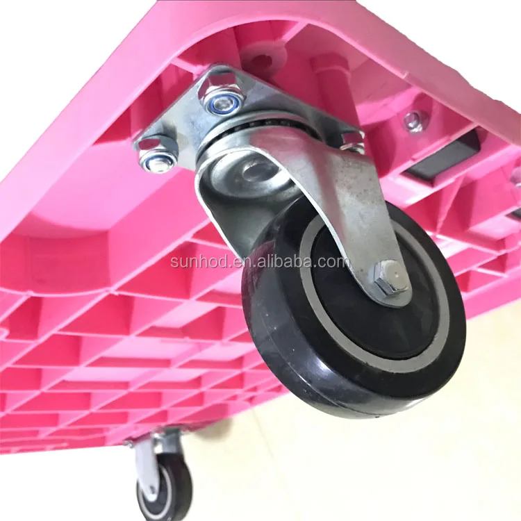 Heavy Duty Foldable Transportation Platform Trolley Hand Truck Versatile platform hand truck with folding handle