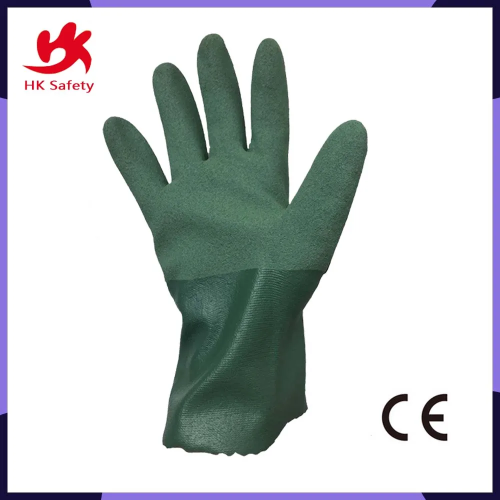 Long sleeve fishing water resistant impact work protect fish catching neoprene fishing nitrile safety gloves
