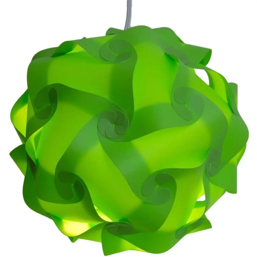 30pcs S M L Jigsaw Light Lamp Shade Elements Modern IQ Puzzle Ceiling Lampshade