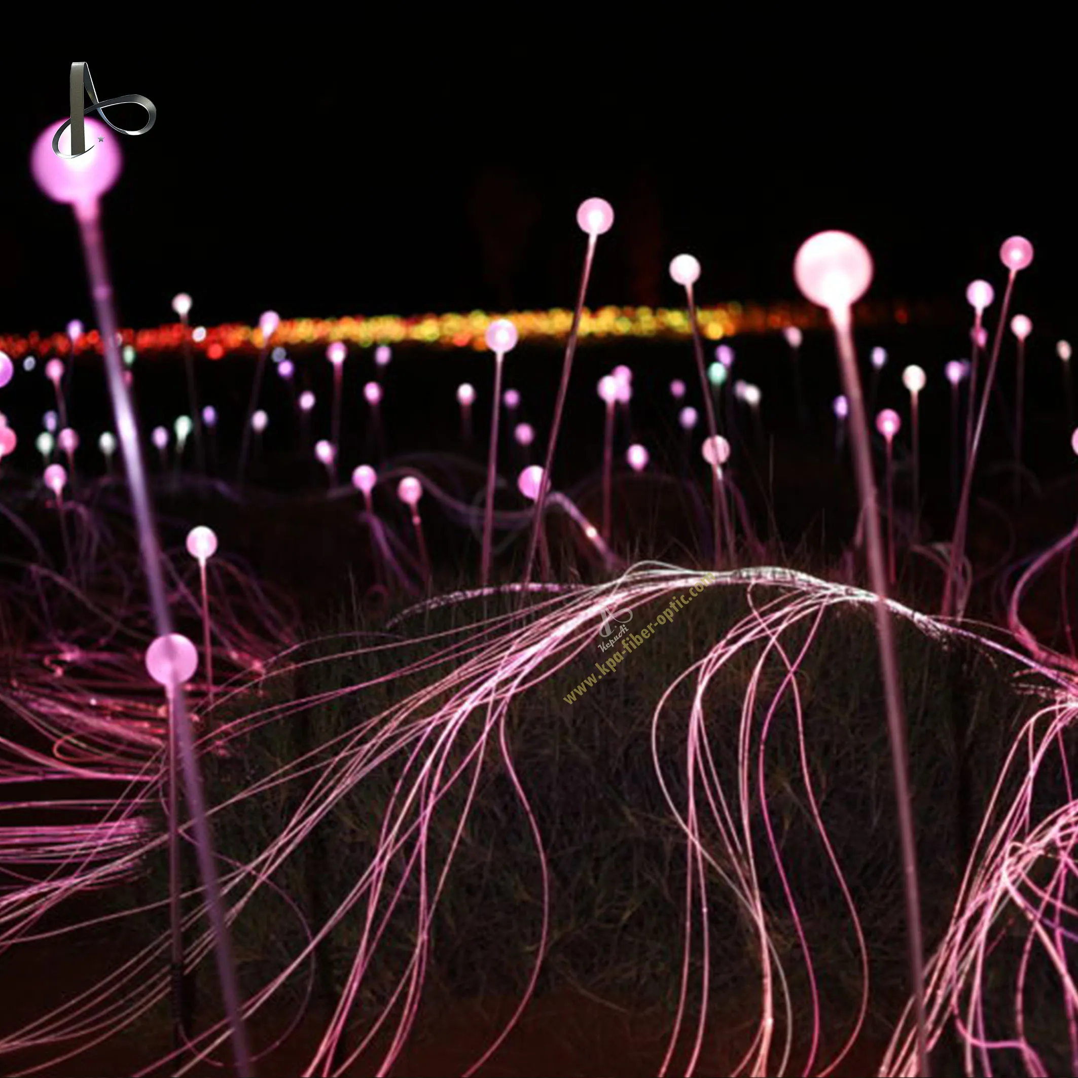 Outdoor Landscape Lighting Led Fiber Optic Light Balls