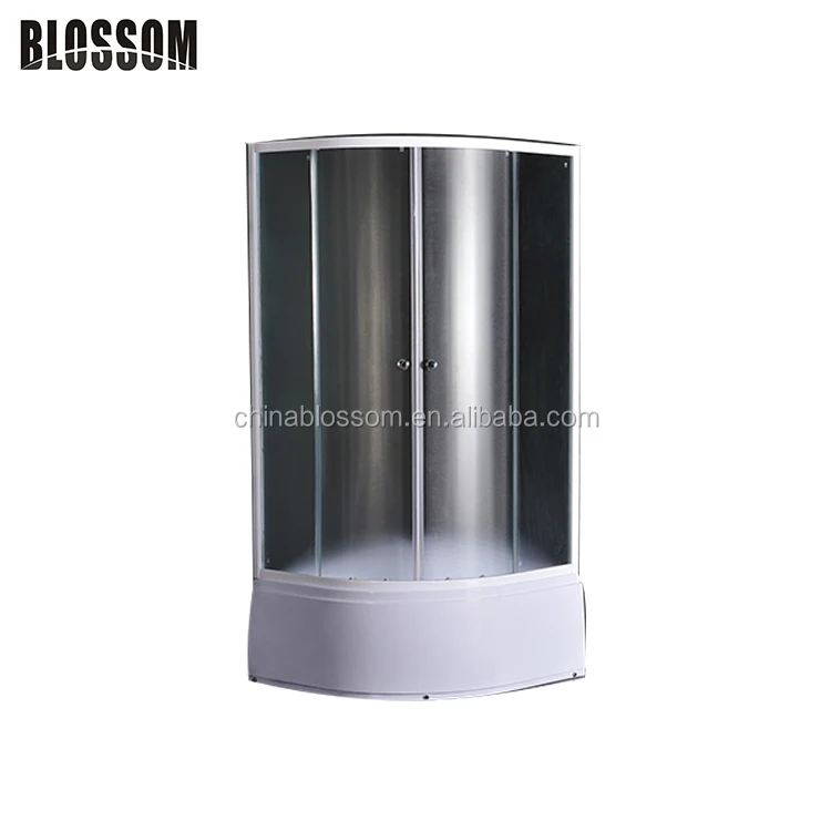economic simple shower stall unit with acrylic  ABS tray