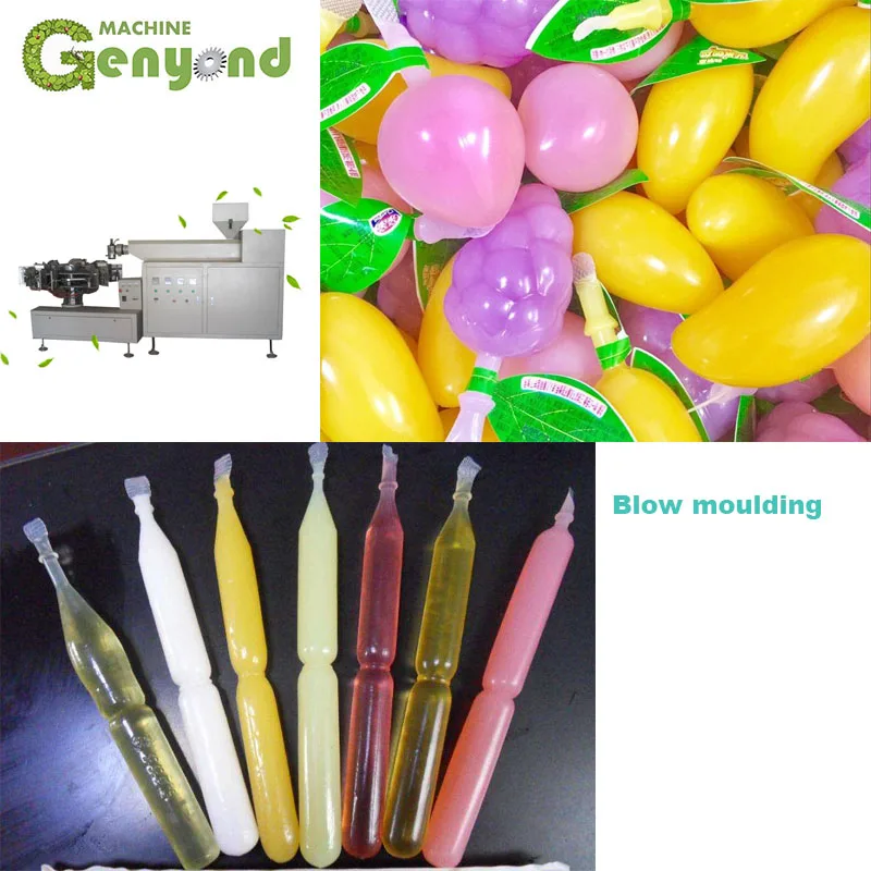 2400 pcs/h animal shape ice pop tube for juice pp pe blow molding machine