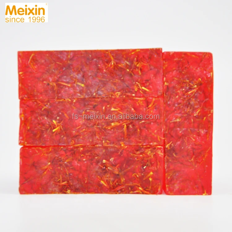 Luxury saffron natural handmade soap, beauty soap factory