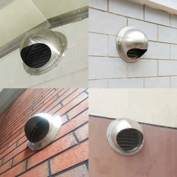 Ventilation Systems Stainless Steel Vent Cap External Air Vent Cap