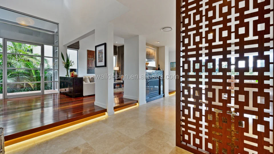 corten steel decorative perforated metal panels used for garden fence