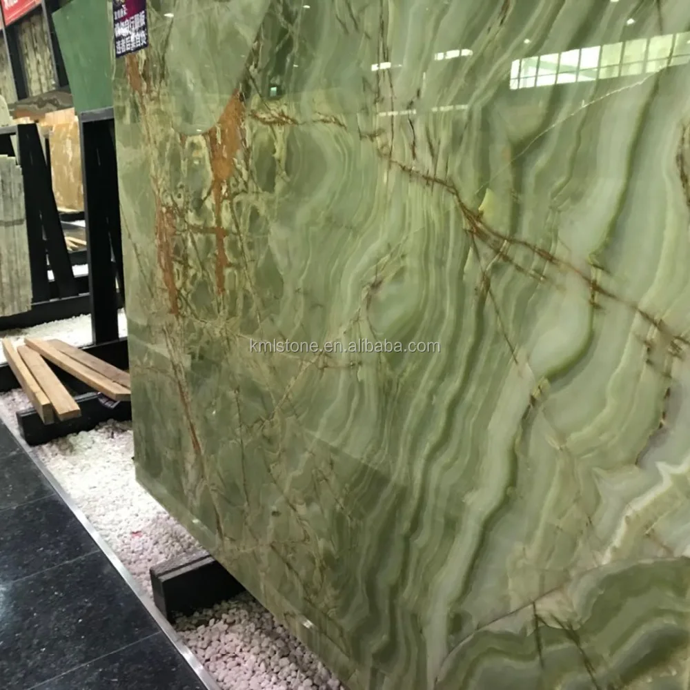 
Cheap sell Decoration wall 2cm thickness green onyx 