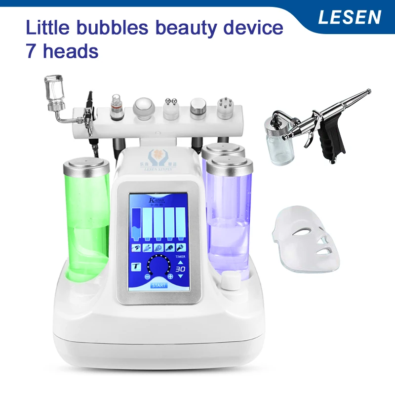Skin Rejuvenation Acne Therapy And Oxygen Facial Water Peel Bubble Cleaner Machine