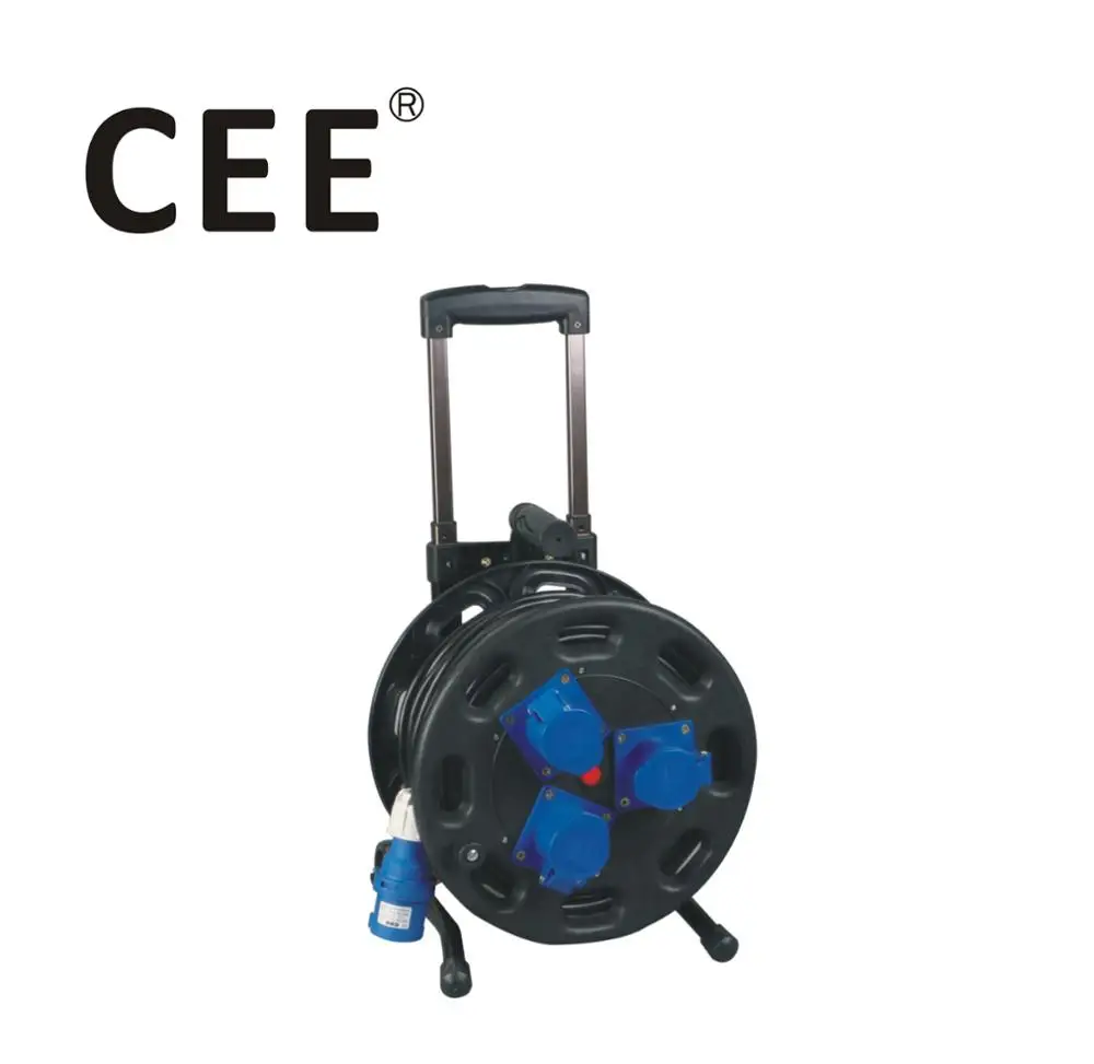 CEE plastic portable industrial Cable Reels