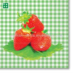 High Quality Personalized Pattern Printed Paper Dinner Napkins