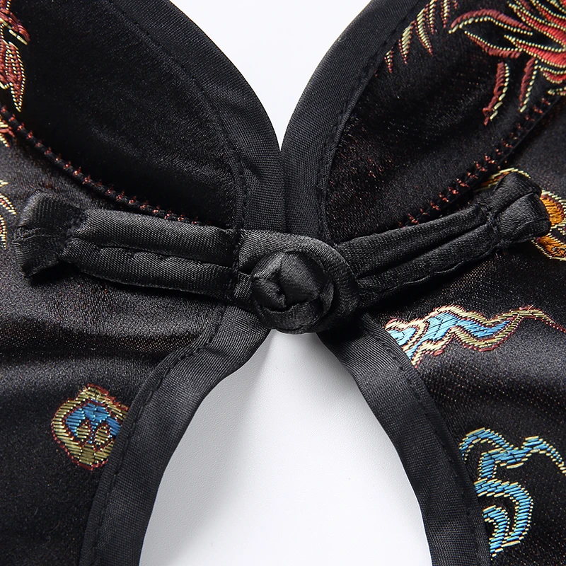 
Wholesale Chinese Style Chest Wrap Sexy Women Crane Tube Top Slim Fit CheongSam Vest For Woman 