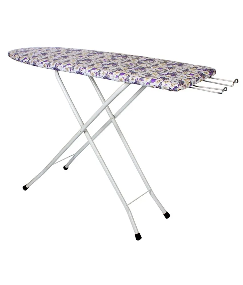 Foldable Big size wood ironing board with fire resistant cover