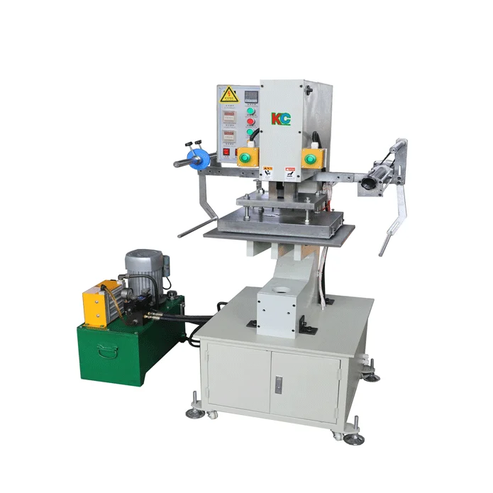 High stability Pneumatic Flat hot stamping machine for Plastic Paper Bags
