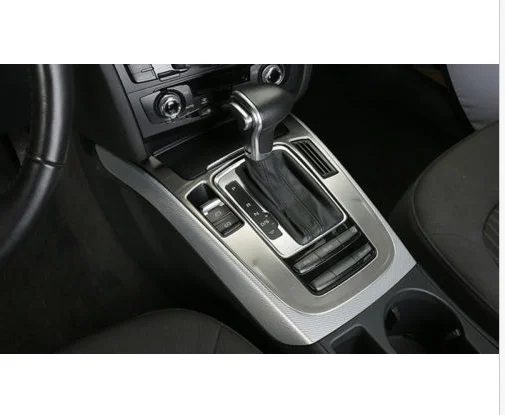 Car Styling Interior Car Accessories  Gear Box Panel Cover Trim Decoration For Audi A4 B8