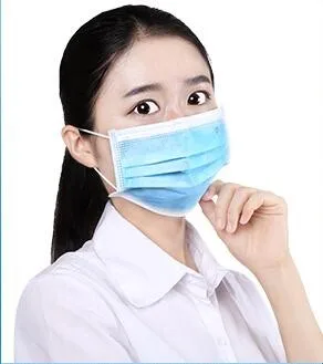  Одноразовые нетканые маски медицинские 3 слоя маска для лица