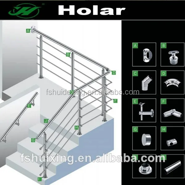 stainless steel stair railing parts,stair handrail accessories