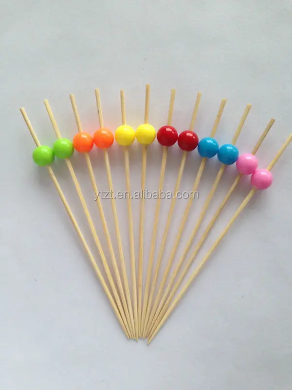 Высокое качество новые ну вечеринку декоративные бамбука бисером палочки подобрать продукты