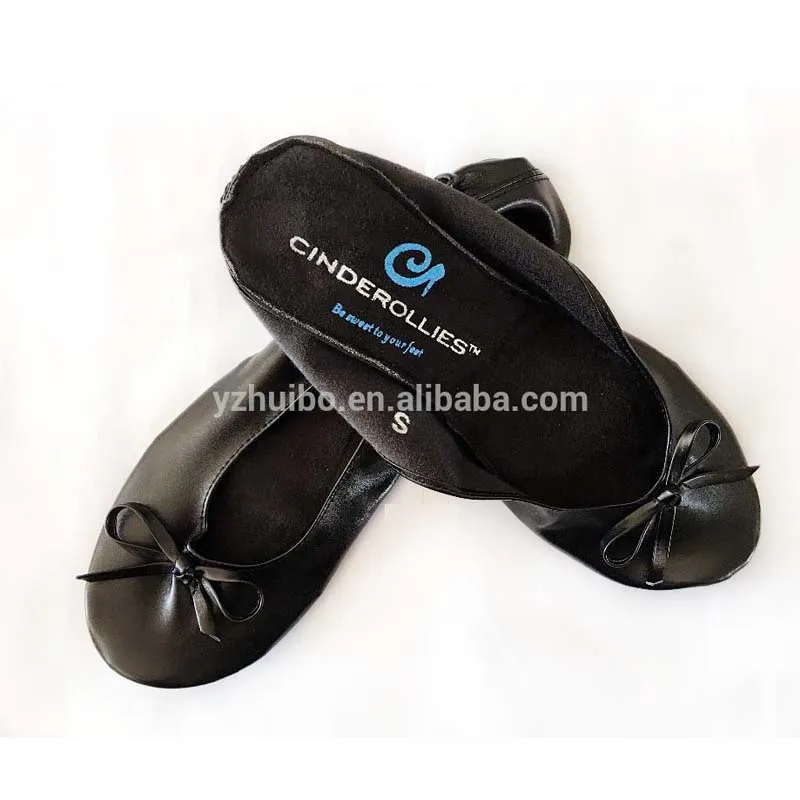 
Womens Foldable Portable Flexable Outsole Roll Up Ballet Flat Shoes 