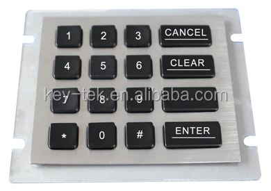 Глубоко водонепроницаемый цифровая клавиатура с отличным тактильные чувство