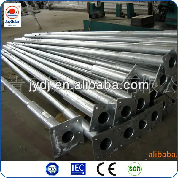 3m 5m 6m 8m 10m 12m hot selling solar street light steel pole