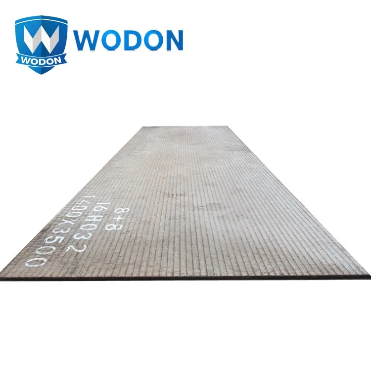 Chromium carbide overlay seamless abrasion resistant plate