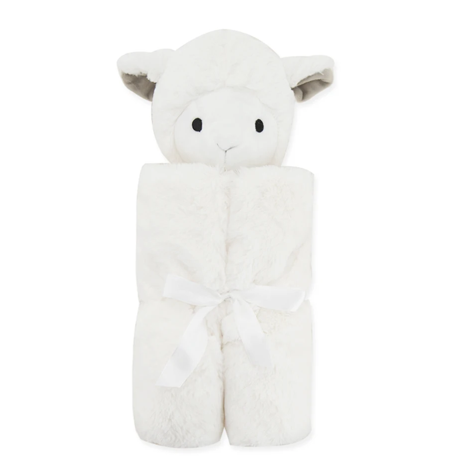 Best Quality Newborn Blanket Baby Products Soft Warm Coral Fleece Plush Animal Toy Baby Swaddle Blanket