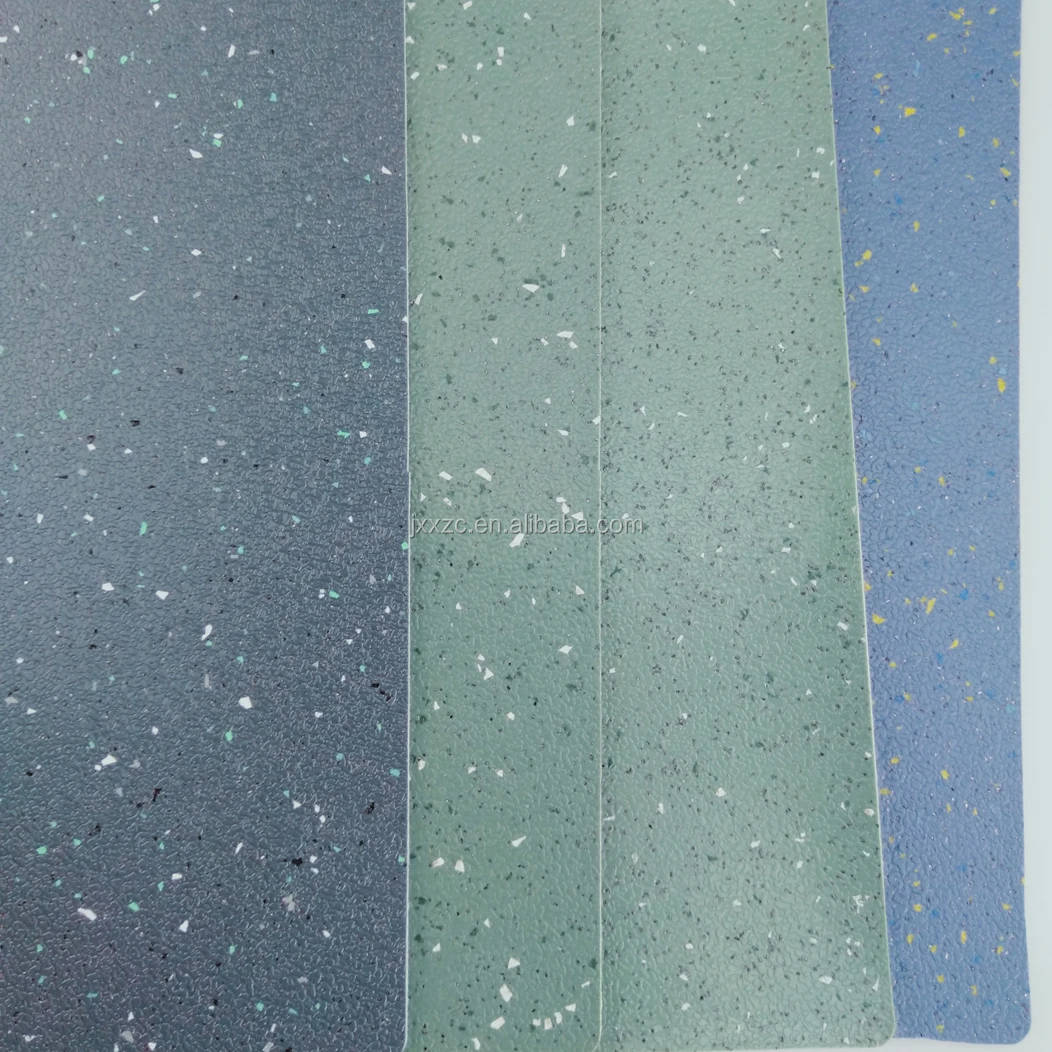 PVC Plastic Vinyl Flooring carpet For Coach Bus Warehouse Hospital Garage