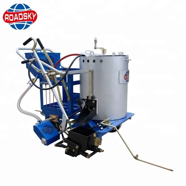 traffic line marking project thermoplastic line striping machine