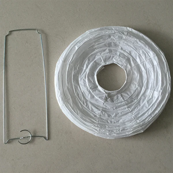 Round White Chinese Paper Lanterns for Wedding Party Engagement Decoration For Sale