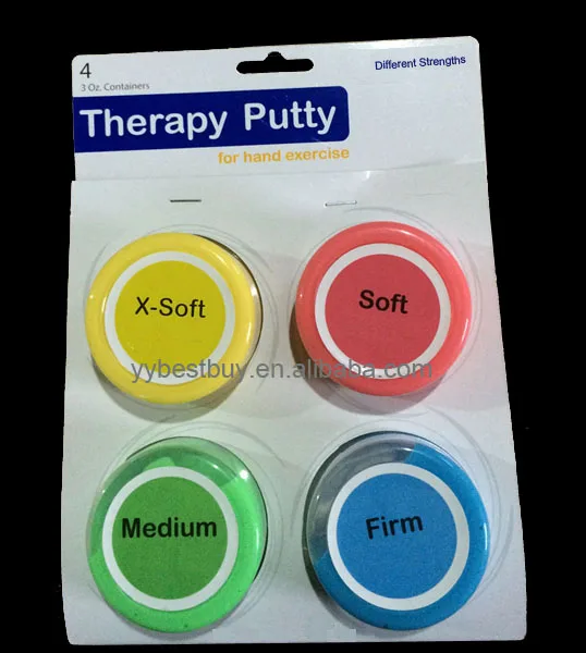 Therapy putty for hand excise physical therapy putty 4 variable resistance silicone putty