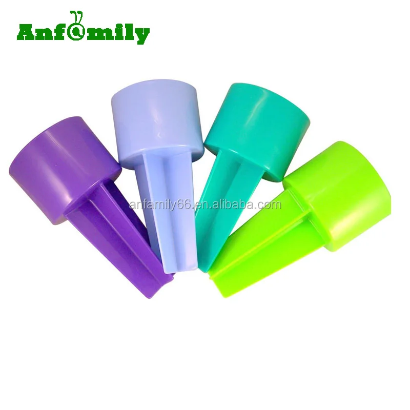fashion colorful plastic coffee beach spiker cup holder on Sand