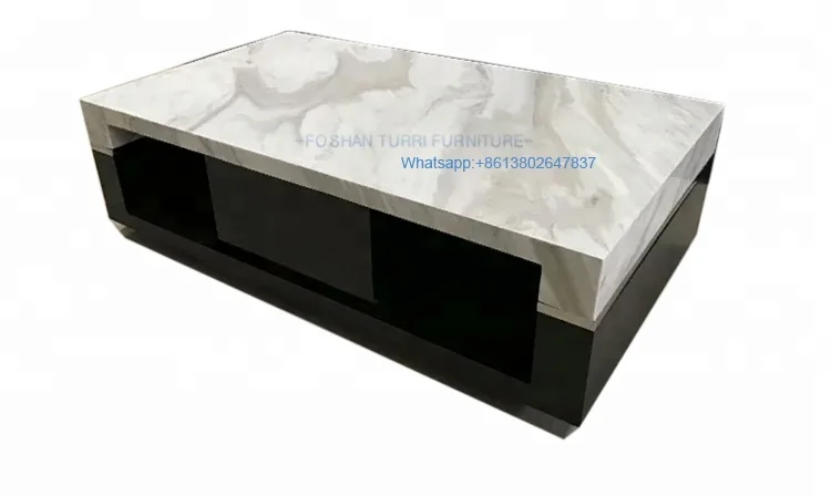 Роскошная мебель белый мраморный журнальный столик мраморный центральный стол