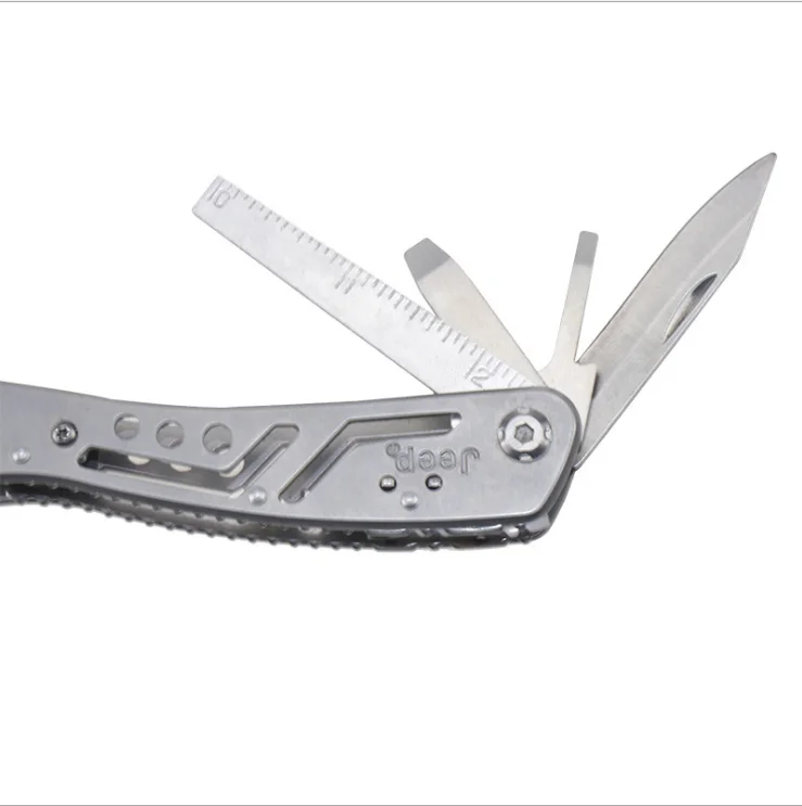 9pc 2cr stainless steel multifunction plier with ABS handle stainless steel cutting pliers