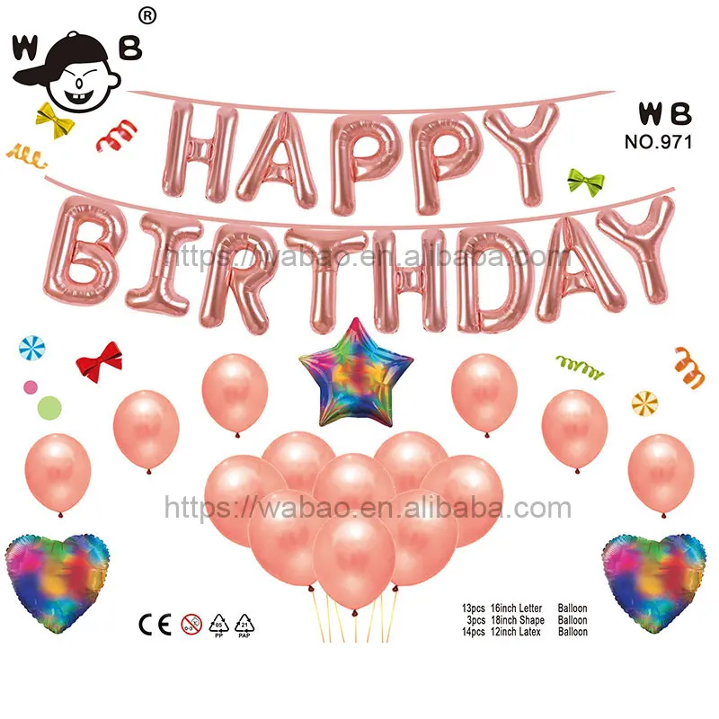 
Wholesale adult child birthday aluminum latex ballon decoration inflatable ballon 