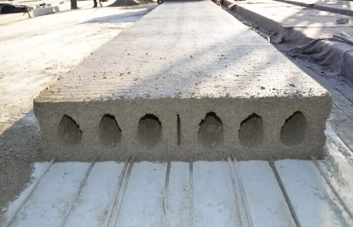 prefab concrete hollow core floor slab machine/concrete floor planks