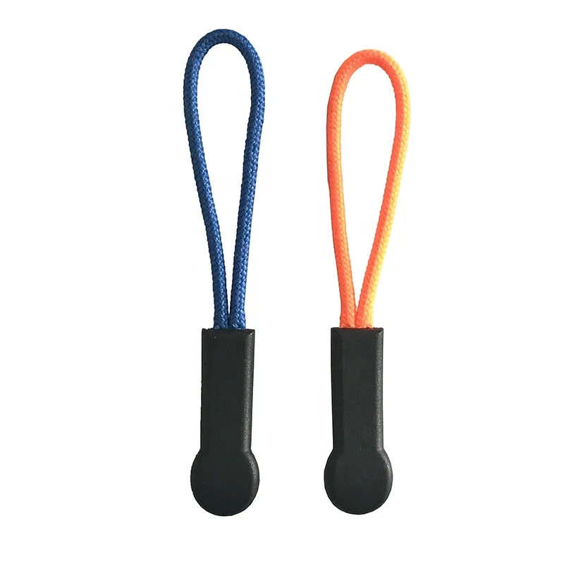 Professional Custom Factory Price Clothing Accessory Custom Plastic Lock The Zipper Pull Rope