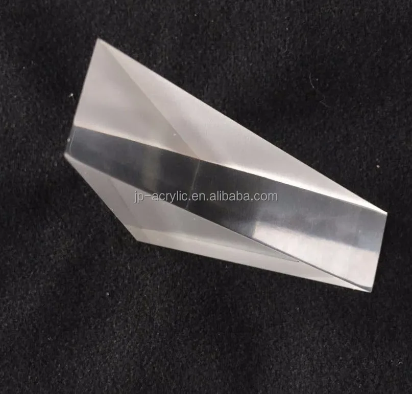 
Wholesale 56mm High Quality Equilateral 90 Right Angle Optical Glass Acrylic Small Prism 
