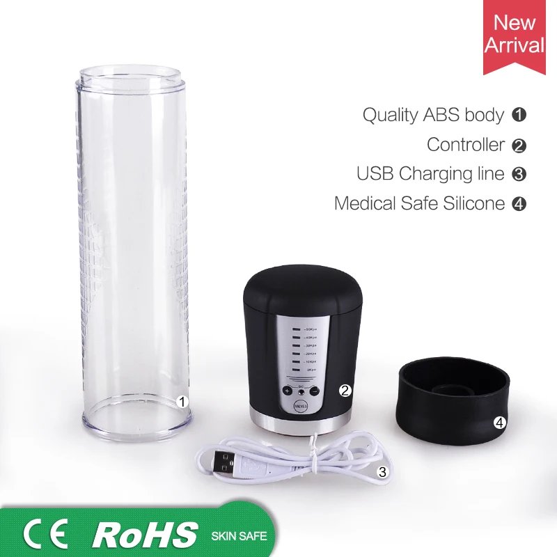 
2021 New Penis Pump, Rechargeable Automatic Penis Enlargement Vacuum Pump,Erection Penis enlargerPenis Extender 